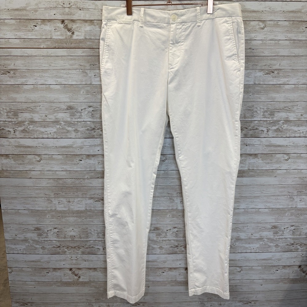 Original Penguin Men's White Chinos